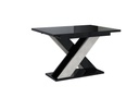 Additional Image for Xao Étkezőasztal - Magasfényű fekete / Beton