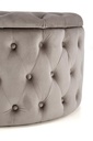 Puff, tárolórésszel, bársony, bézs - SULTANE