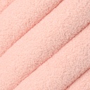 Ülőkés buklé tároló puff, blush rózsaszín - TOURNI