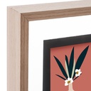 Fali képkeret, 8 db képnek, 70x39 cm, natúr fa - HISTOIRE