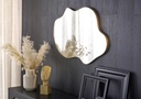 Fali tükör, 90 cm, arany - QUINTESSENCE