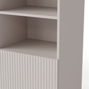 Polc, 100 cm, kasmír / fekete - PAUXOS