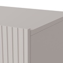Komód, 200 cm, kasmír / fekete - PAUXOS