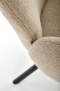 Szék, bouclé, cappuccino - EBENIER