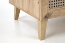 Szekrény, 80 cm, artisan tölgy / fekete - TROPIQUE