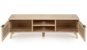 TV állvány, 150 cm, artisan tölgy / fekete - TROPIQUE