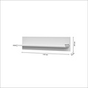 Fali polc, kasmír matt, 120 cm - BALLADE