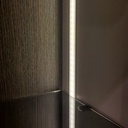 Fali szekrény, egy ajtóval, fehér matt, 42 cm - PICADILLY