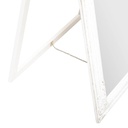 Állótükör fa kerettel, fehér, 172 x 62 cm - LIBERTÉ