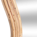 Fali tükör rattan kerettel 179 x 86 cm - ROSEAU