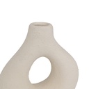 3 darabos fehér kerámia váza szett 9 cm - BOUQUET