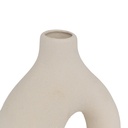 3 darabos fehér kerámia váza szett 9 cm - BOUQUET