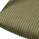 Összecsukható bordázott pad tároló, zöld, 76 cm - CHERANCE