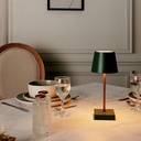 Érintéses LED asztali lámpa, zöld, 10,5 cm - LUMIVALE