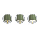Érintéses LED asztali lámpa, zöld, 10,5 cm - LUMIVALE