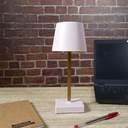 Érintéses LED asztali lámpa, rózsaszín, 10,5 cm - LUMIVALE
