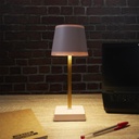 Érintéses LED asztali lámpa, rózsaszín, 10,5 cm - LUMIVALE