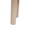 Kisasztal kerek, fa, 47x40 cm, festett bézs – MARIVELLE