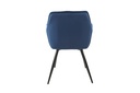 Additional Image for AS127 Étkezőszék - Sötétkék Bársony G062-49