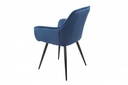 Additional Image for AS127 Étkezőszék - Sötétkék Bársony G062-49