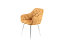 Additional Image for AS115 Chrome Étkezőszék - Sárga bársony UF912-2