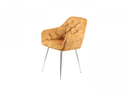 Additional Image for AS115 Chrome Étkezőszék - Sárga bársony UF912-2