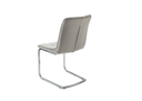 Additional Image for AS108 Étkezőszék - Króm-Szürke bársony szövet HLR19