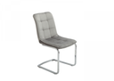 Additional Image for AS108 Étkezőszék - Króm-Szürke bársony szövet HLR19