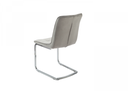 Additional Image for AS108 Étkezőszék - Króm-Szürke bársony szövet HLR19
