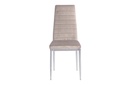 Additional Image for AS101 Étkezőszék,Króm - Bézs bársony HLR9