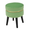 Bársony ülőke, arany szegéllyel, fűzöld - ROYAL