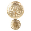 Absztrakt alakú fali lámpa, arany - MOOREA