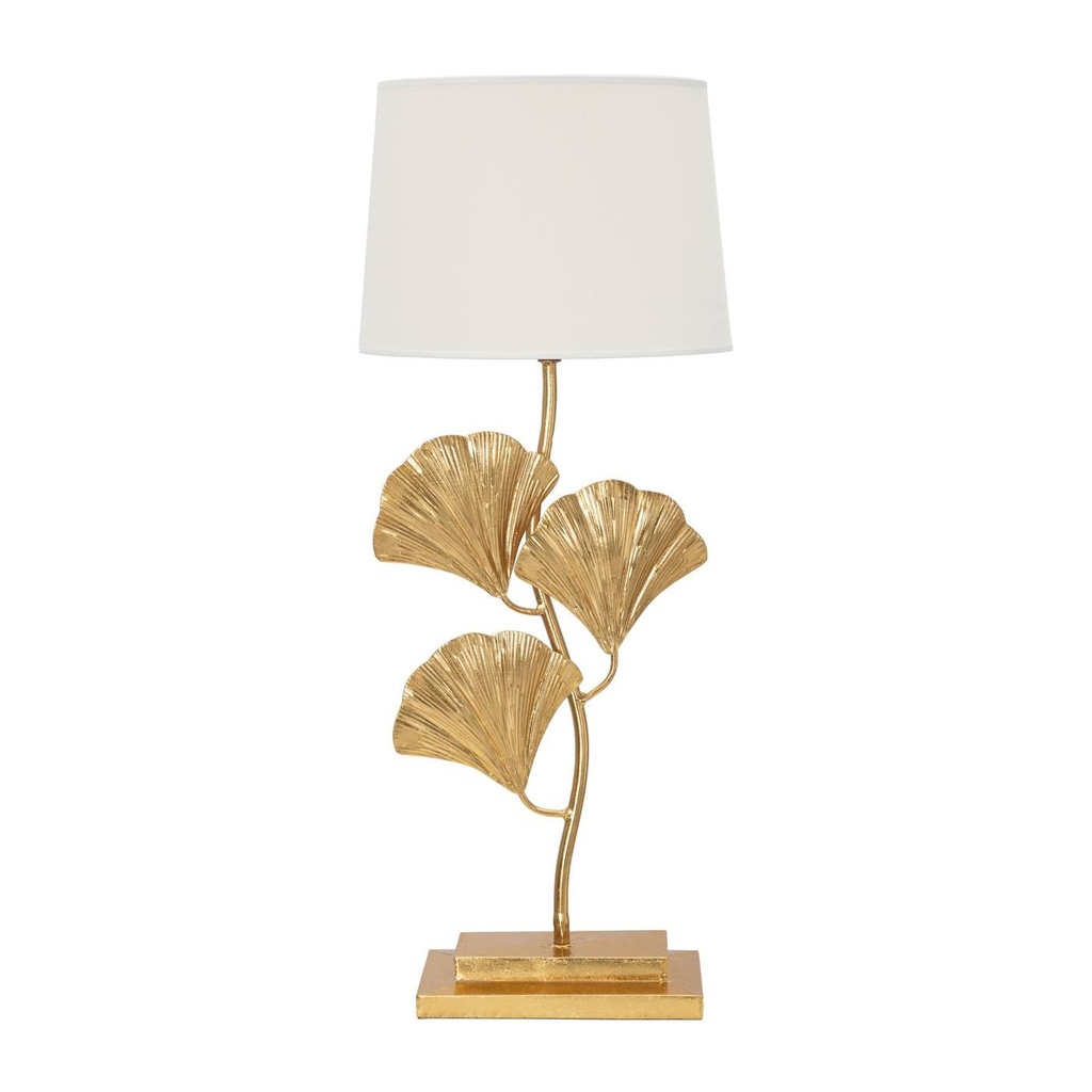 Asztali lámpa, ginkgo biloba vázzal, arany - GINGKOLIGHT