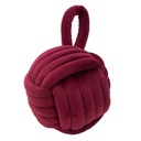 Gombolyag alakú ajtótámasz, burgundi - PELOTTE