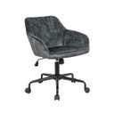 Irodai fotel, csíkozottan steppelt, szürke - UPMAN