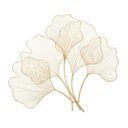 Ginkgo biloba fali dekoráció, arany - GINGKO