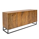 Háromajtós tömörfa komód, 160 cm, mangófa - BEA