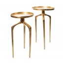 Orientális stílusú lerakóasztal szett, 2 db, arany  - TIC TAC