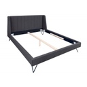 Modern stílusú franciaágy keret, 160x200 cm, antracit - ANDROMEDE