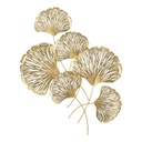 Lyukacsos ginko biloba fali dekoráció, arany - GINKO BRANCHE
