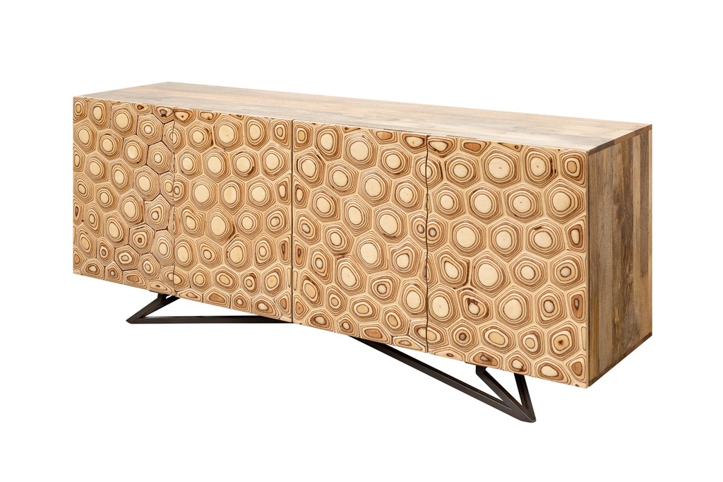 Tömörfa tároló, 175 cm, mahagónifa - LE CAP