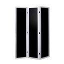 3 részes paraván, írható táblával, fekete  - STYLE