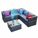 5 személyes kerti ülőgarnitúra dohányzóasztallal - A L'OMBRE