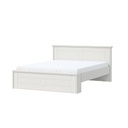 Ágykeret, 160x200 cm, fehér fenyő - NORDIC