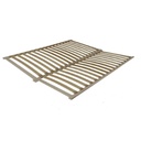 Ágyrács, hajlított lamellás, 160x200 cm, 16 léces, nyírfa - NATA