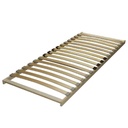 Ágyrács, műanyag gyűrűkkel, 90x200 cm, 16 léces, nyírfa - TONA