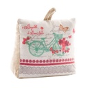 Ajtótámasz bicikli mintával - BICYCLETTE BLEUE