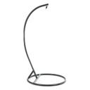 Állvány függőfotelnek, 195 cm,  fekete - DISPLAY