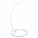 Állvány függőfotelnek, 195 cm, fehér - DISPLAY