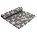 Asztali futó ezüst csillag mintával 40x180 cm - STARLIGHT